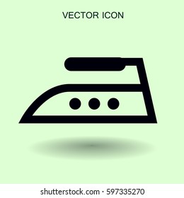 steam iron icon vector illustration