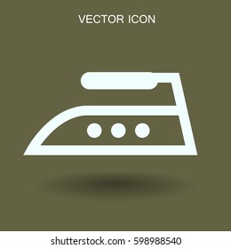 steam iron icon vector illustration