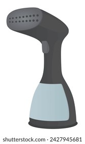Steam iron- vertical. vector illustration
