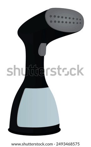 Steam iron- vertical. vector illustration