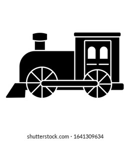 Steam locomotive icon. Simple vector of train transport icons for ui and ux, website or mobile application