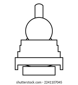 steam locomotive icon vector illustration design
