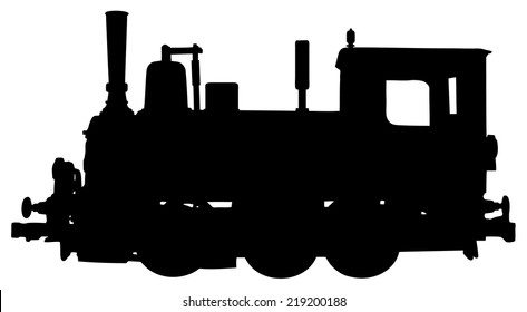 steam locomotive silhouette