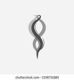 Steam Steam Logo Vector Hot Evaporating Aroma. Smell Line Illustration, Cooking Steam Icon, Steam Train, Baking, Smoking