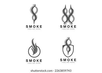 Steam Steam Logo Vector Hot Evaporating Aroma. Smell Line Illustration, Cooking Steam Icon, Steam Train, Baking, Smoking