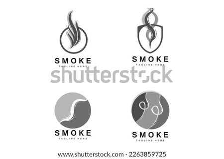 Steam Steam Logo Vector Hot Evaporating Aroma. Smell Line Illustration, Cooking Steam Icon, Steam Train, Baking, Smoking