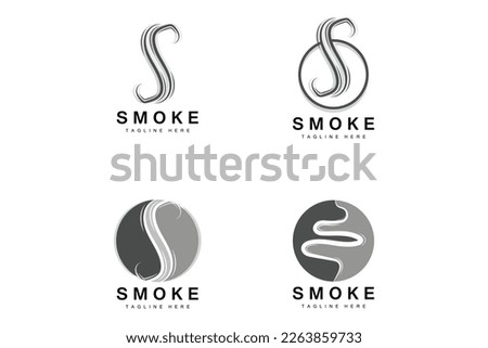 Steam Steam Logo Vector Hot Evaporating Aroma. Smell Line Illustration, Cooking Steam Icon, Steam Train, Baking, Smoking