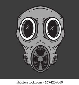 steam mask illustration art work