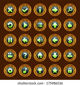 Steam punk buttons