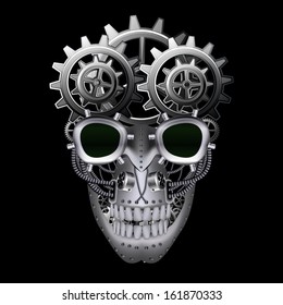 Steam punk skull