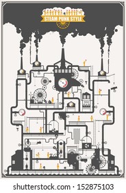 Steam punk style - factory