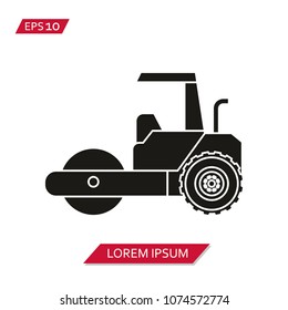 Steam Roller Vector Icon