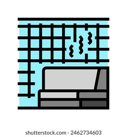 steam room color icon vector. steam room sign. isolated symbol illustration