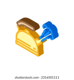 steam smell isometric icon vector. steam smell sign. isolated symbol illustration