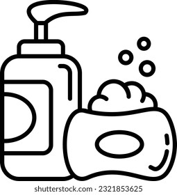 Steam Sterilization concept, vector icon design, Housekeeping symbol, Home cleaning sign, Professional cleaners equipment stock illustration