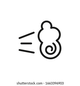 Steam Symbol Line Icon Vector Illustration 