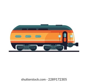 Steam train speeding on railroad track delivering cargo
