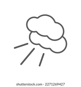 Steam vector icon. Icon for household appliances vector. Steam exposure icon.