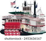 Steamboat Riverboat Paddle New Orleans