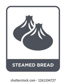 steamed bread icon vector on white background, steamed bread trendy filled icons from Culture collection, steamed bread simple element illustration