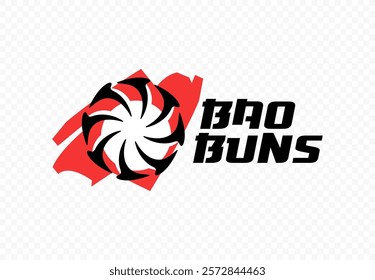 Steamed buns vector logo design