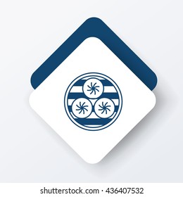 Steamed stuffed bun icon