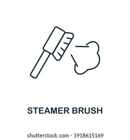 Steamer Brush icon. Simple illustration from laundry collection. Creative Steamer Brush icon for web design, templates, infographics and more