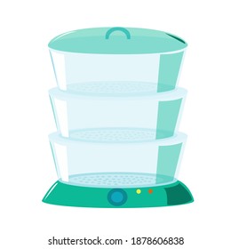 Steamer for cooking with steam