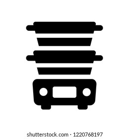 steamer icon. Trendy steamer logo concept on white background from kitchen collection. Suitable for use on web apps, mobile apps and print media.