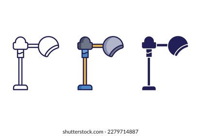 steamer line and solid vector icons