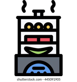 steamer outline icon