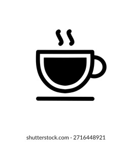 Taza de café humeante aislado fondo blanco