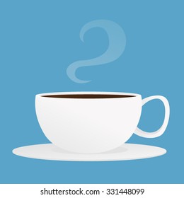 Steaming Cup of Coffee