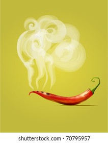 Steaming Hot Chili Pepper