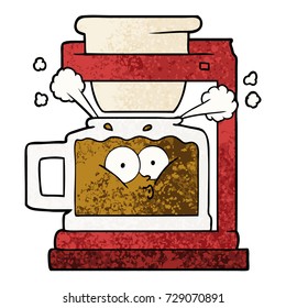 cafetera caliente al vapor