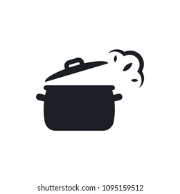 Steaming Pan Vector Icon