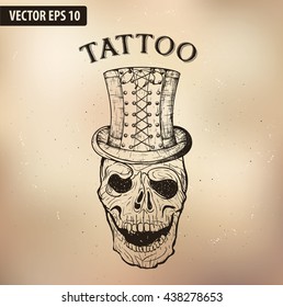 steampun tattoo skull