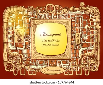 steampunk background