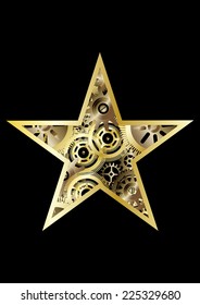 steampunk christmas star