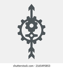 Steampunk element quality vector illustration cut