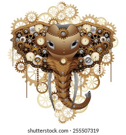 Steampunk Elephant Portrait