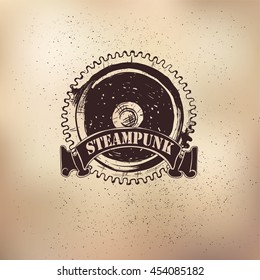 Steampunk emblem dears