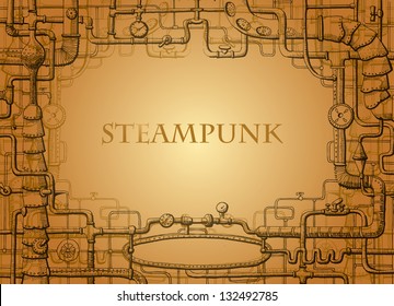 Steampunk frame