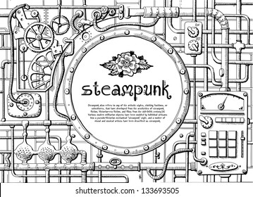 steampunk frame