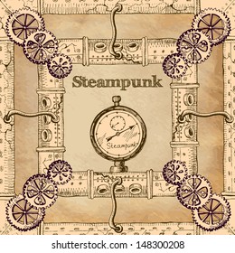 steampunk frame 