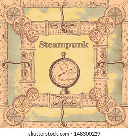 steampunk frame 