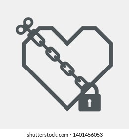 Steampunk  heart quality vector illustration cut