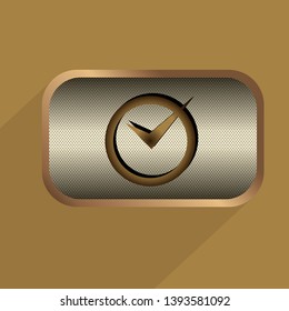 Steampunk icons vector set black and brown