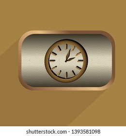 Steampunk icons vector set black and brown