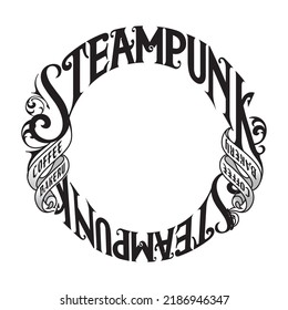 STEAMPUNK LOGO-Zahnrad Vektorgrafik Logo Symbol